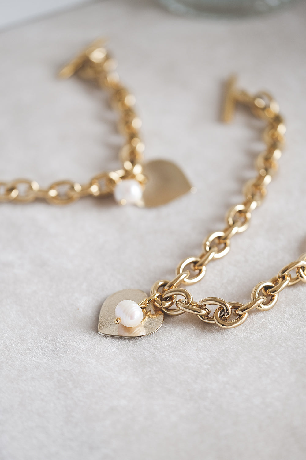 Bold Heart Pearl | Gold